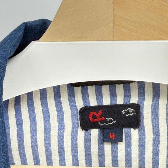 R by 45rpm M65 Indigo Dyed Jacket - Picture 3 of 4